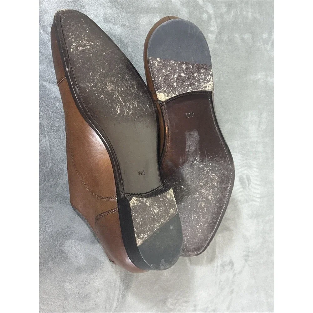 Suitsupply Men’s Dress Shoes 44.5 Cap Toe Cognac 11.5 M Oxford Fine Luxury